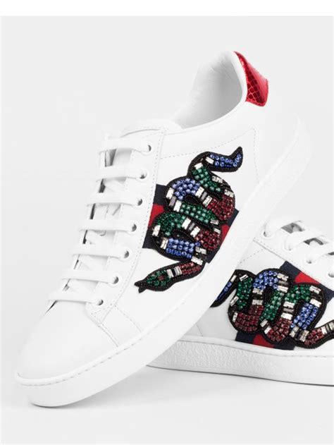 gucci shoes with snake|gucci ace embroidered snake.